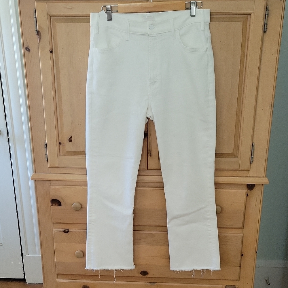 MOTHER The Hustler Ankle Fray Jeans